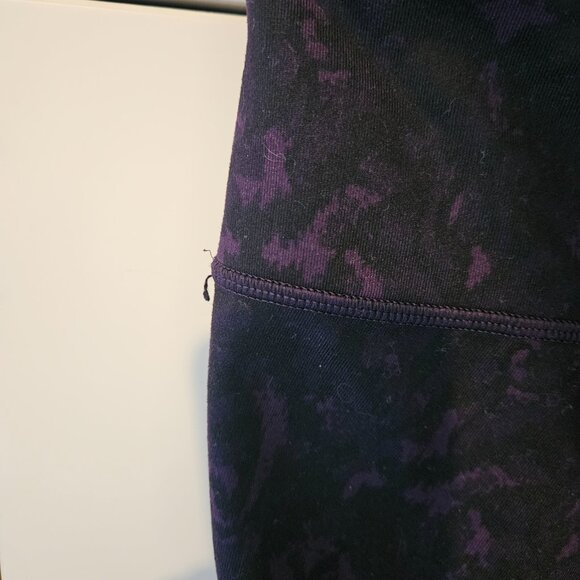 Lululemon Wunder Under Pant Baroque Deep Zinfandel Purple/Black Size 4 - Picture 11 of 11